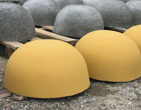 <span style="font-weight: bold;">Бетонные полусферы</span><br>